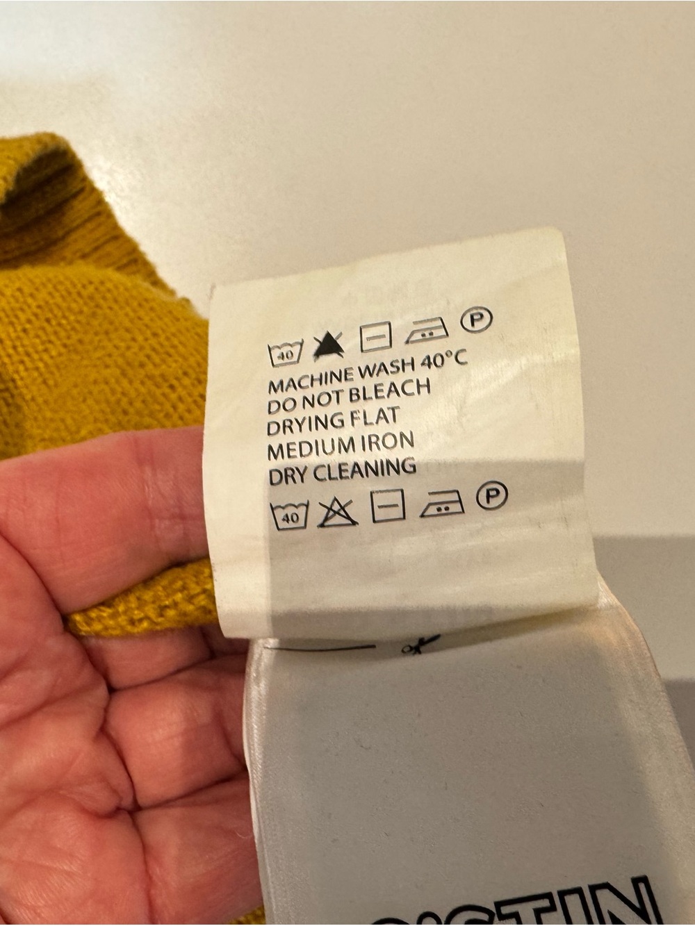 Men's Turtleneck Knit Sweater in Mustard - Picture 4 of 6